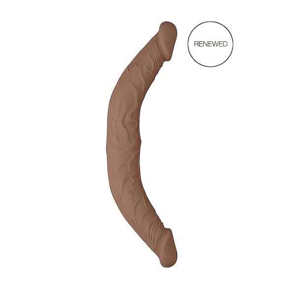 RealRock Double Dong 14 - double gode (36 cm) - naturel foncé