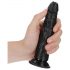 RealRock Fine - dildo réaliste à ventouse - 15,5cm (noir)