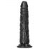 RealRock Fine - dildo réaliste à ventouse - 15,5cm (noir)