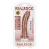 RealRock - gode réaliste avec ventouse - 15,5 cm (nature sombre)