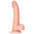 RealRock - Dildo réaliste à ventouse avec testicules - 15,5 cm (naturel)