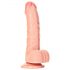 RealRock - Dildo réaliste à ventouse avec testicules - 15,5 cm (naturel)