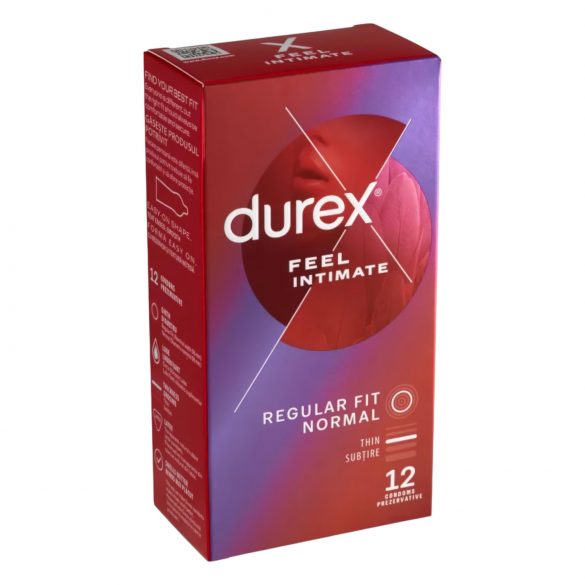 Durex Feel Intimate - préservatifs à paroi fine (12 pièces)