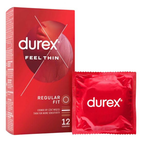 Durex Feel Thin - Sensation Réaliste (12 pcs)