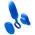 Platanomelón Mobi - Kit de vibromasseur rechargeable avec télécommande - 2 pièces (bleu)