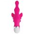 Evolved - Vibromasseur avec perles et stimulateur clitoridien (rose)