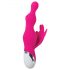 Evolved - Vibromasseur avec perles et stimulateur clitoridien (rose)