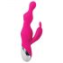 Evolved - Vibromasseur avec perles et stimulateur clitoridien (rose)