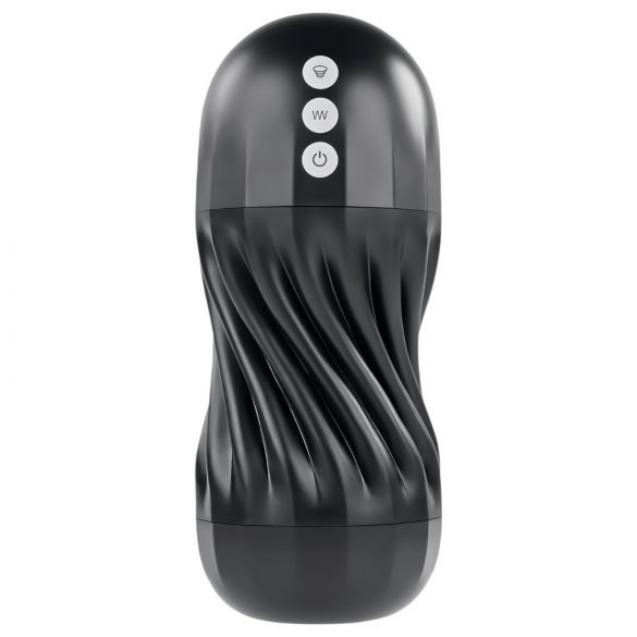 Masturbateur suceur rechargeable - noir