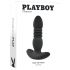 Playboy - Vibromasseur anal rechargeable à poussées (noir)