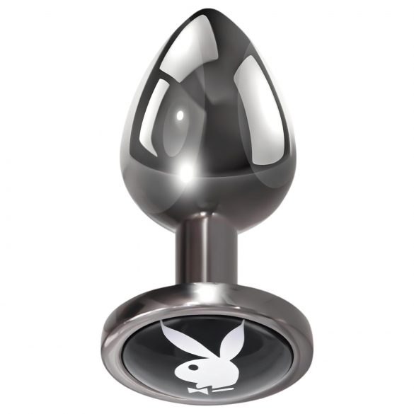 Plug anal Playboy Tux - petit (argenté)