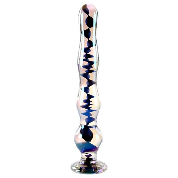 Playboy Jewels - dildo en verre ondulé (transparent)