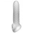 Fat Boy Checker Box - gode pénien (17cm) - blanc laiteux