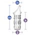 Performance - Manchette pénienne avec anneau de plaisir (transparente)
