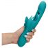 Loveline - vibromasseur avec papillon et langue (turquoise)