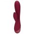 Loveline - Vibromasseur rechargeable avec stimulateur clitoridien (rouge)