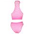 Aïe! Ensemble de lingerie fluorescente (rose)