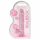 REALROCK - dildo réaliste translucide - rose (17cm)