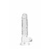 REALROCK - dildo réaliste transparent - 17cm