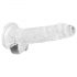 REALROCK - dildo réaliste transparent - 17cm