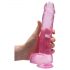 REALROCK - gode réaliste transparent - rose (22cm)