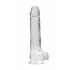 REALROCK - dildo réaliste en silicone transparent (22 cm)