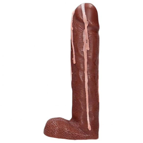 Dicky Cum - Savon pénis avec testicules - marron (250g)