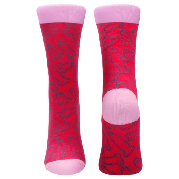 S-Line Chaussettes Sexy - coton - motifs pénis - 42-46