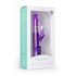 Easytoys Rabbit - vibrateur violet avec perles rotatives et stimulateur clitoridien