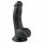 Easytoys - Dildo ventouse avec testicules (15cm) - noir