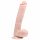 Dildo ventouse avec testicules (26,5 cm) – naturel