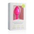 Easytoys Diamond Small - plug anal (rose-blanc)