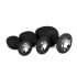 Easytoys Diamond - ensemble de plugs anaux (noir)