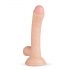 Real Fantasy Vince - gode à prépuce avec testicules - 19,5 cm (naturel)