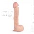 Fantasy Réaliste Lexon - Dildo avec Testicules - 33cm (naturel)