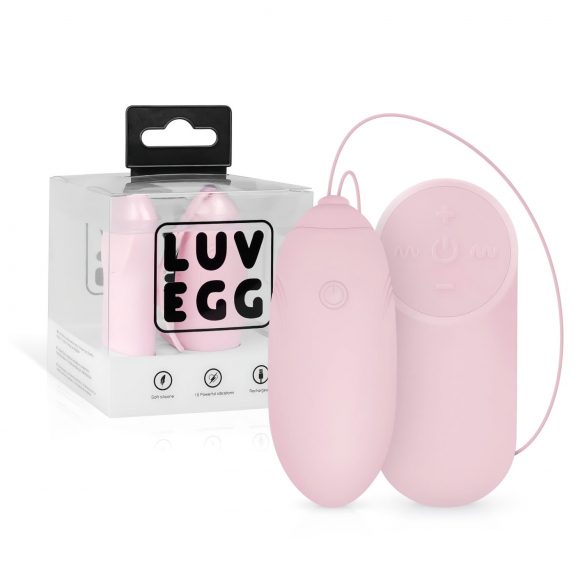 LUV EGG - œuf vibrant rechargeable télécommandé (rose)