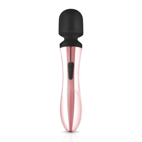 Rosy Gold Wand Curve - masseur vibrant rechargeable (or rose)