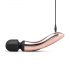 Rosy Gold Wand Curve - masseur vibrant rechargeable (or rose)