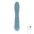 Bloom Violet Rabbit - vibromasseur rechargeable avec stimulateur du point G (turquoise)