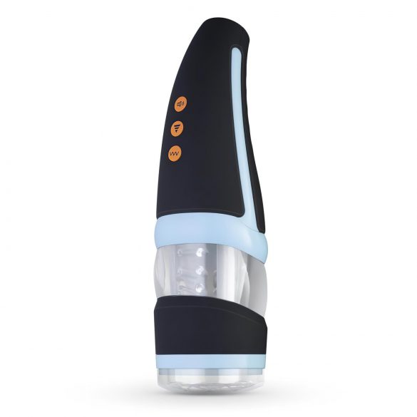 CRUIZR CP02 - stimulateur masturbateur rotatif rechargeable (noir-bleu)