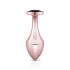 Rosy Gold Plug Anal - plug anal avec pierre noire (rosegold)