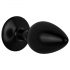 Easytoys Anal Collection - plug anal avec pierre - S (noir)