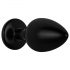 Easytoys Anal Collection - Plug anal avec pierre - L (noir)