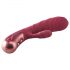 Dinky Jimmy K. Duo - vibromasseur rechargeable avec stimulateur clitoridien (rouge)