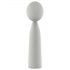 Nude Luna - mini wand vibrateur rechargeable (gris)