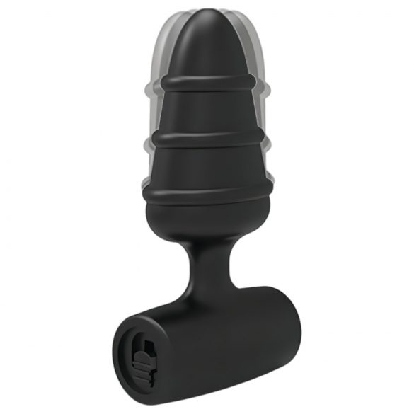 Plug d'Amour - mini vibromasseur anal (noir)