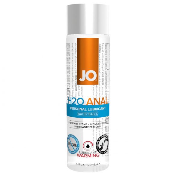 JO H2O Anal Chaleur - lubrifiant anal à base d'eau chauffant (120ml)