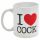 J'aime le Coq - tasse (noire)