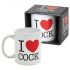 J'aime le Coq - tasse (noire)