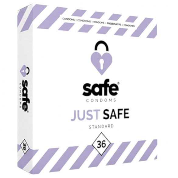 SAFE Juste Safe - préservatifs vanille standard (36 pièces)